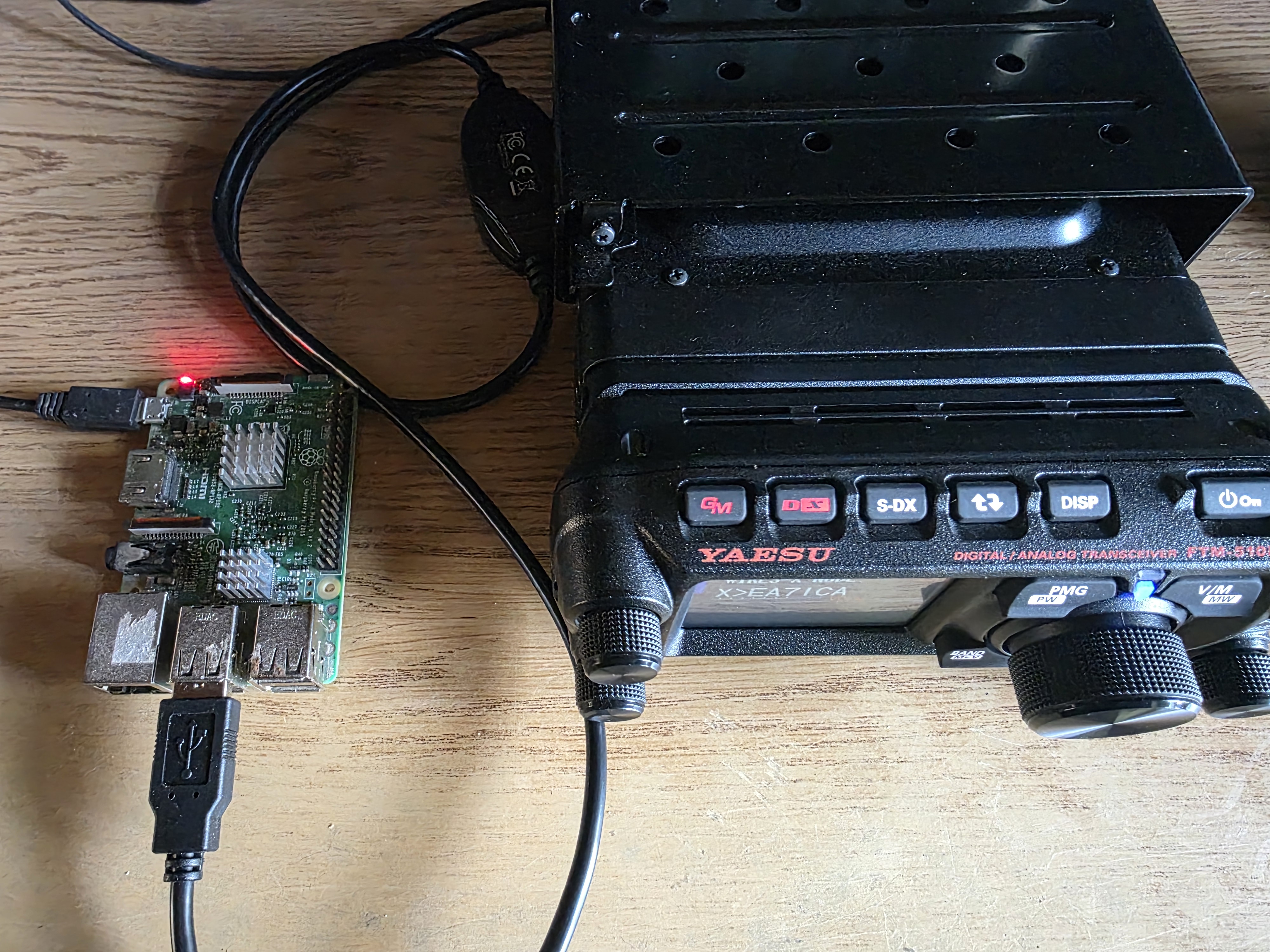Setup alternativo Raspberry Pi con radio Yaesu